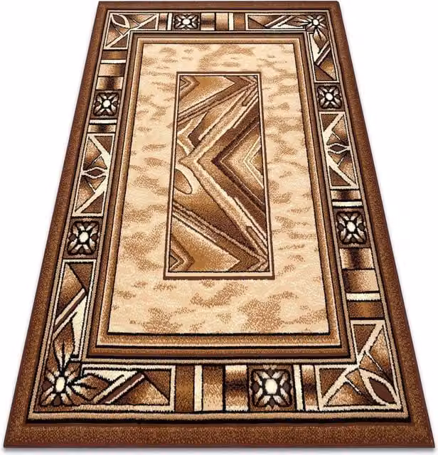 RugsX Morad Abstract Vintage Rug in Beige, W/D/H: 110 x 60 x 1 cm