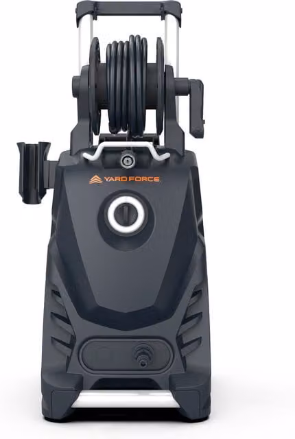 Yard Force 2500W Water Cooled High-Pressure Washer, 145 Bar, Black and Grey