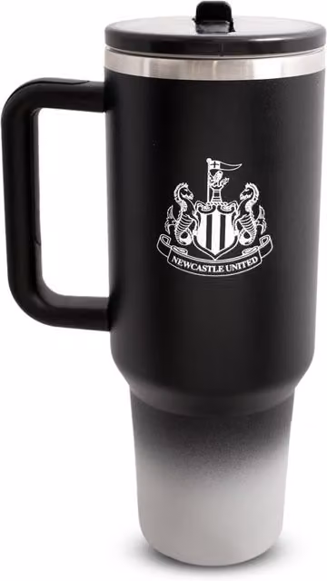 Hy-Pro Officially Licensed Newcastle Vacuum Insulated Stainless Steel Thermal Flask with Straw and Carry Handle, 1.18 l, Blue – 3