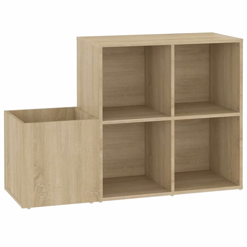 Berkfield Home Hall Shoe Cabinet in Sonoma Oak, Light Brown, W: 105 cm, D: 35.5 cm, H: 70 cm – 2