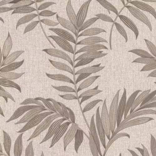 Rasch Elegant Homes Sumatra Floral Wallpaper in Taupe and Beige – 1