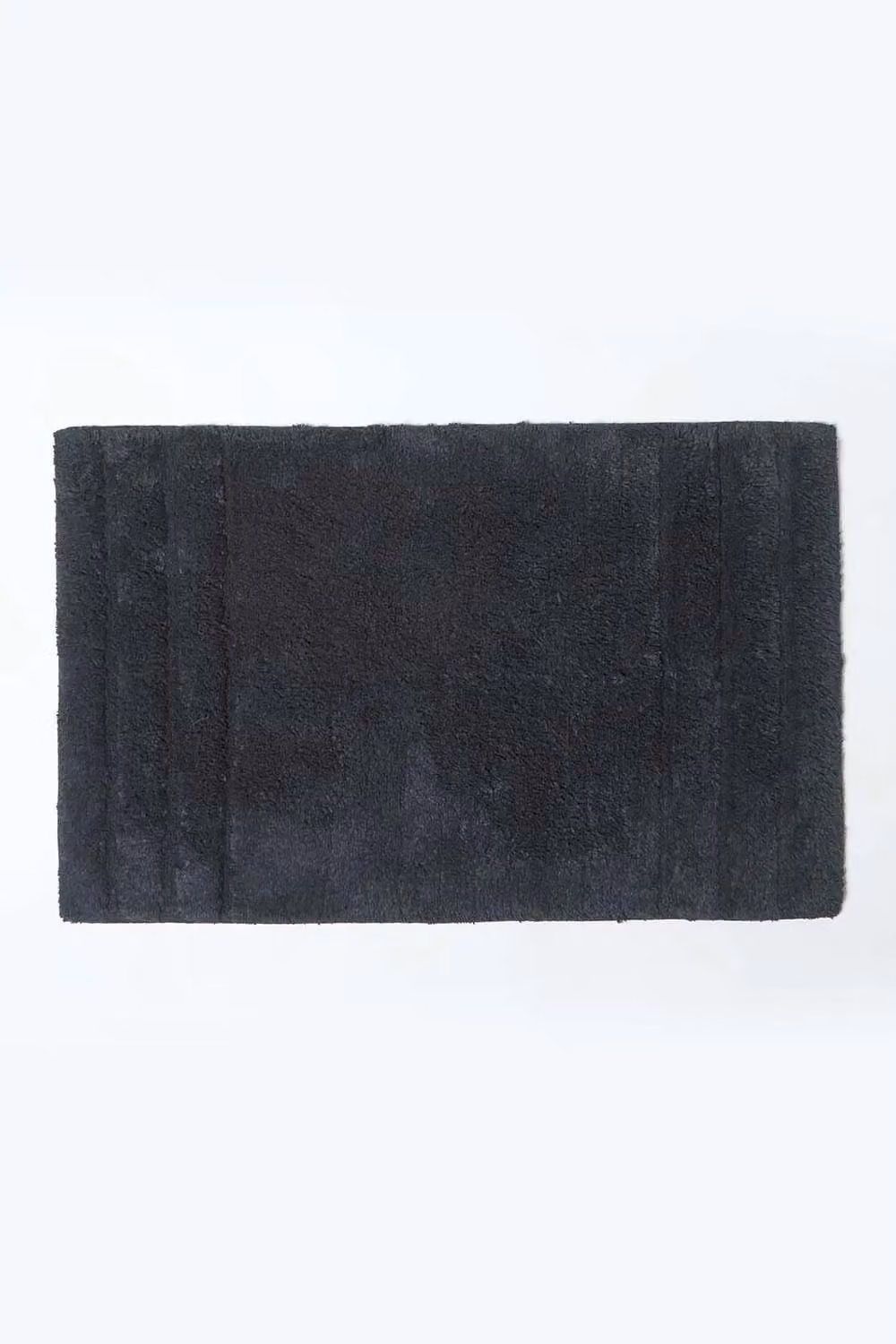 Homescapes Spa Supreme Luxury Black Cotton Bath Mat and Pedestal Set, W/D/H: 50 x 80 cm and 50 x 55 cm – 2
