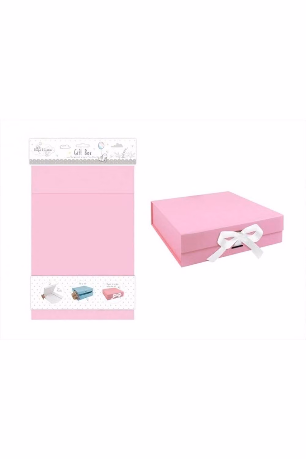 KDMD Large Baby Pink Cardboard Keepsake Box – 2