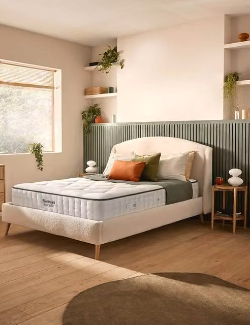 Silentnight 1200 Pocket Spring Medium Mattress, White, W/D/H: 90 x 190 cm