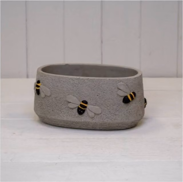 KDMD Grey Indoor Planter, 21cm
