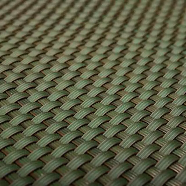 Primrose Artificial Rattan Weave Balcony Screening Mat in Green