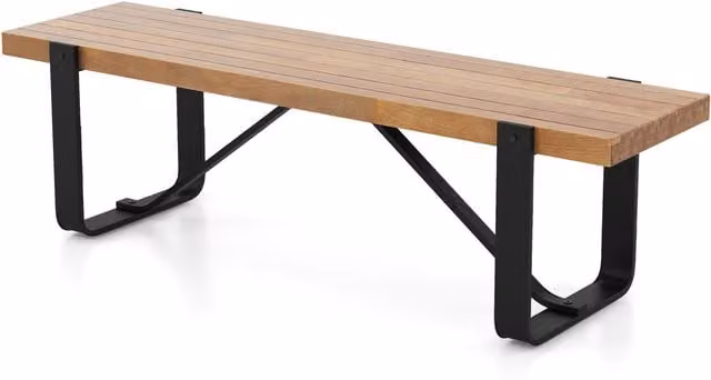 Costway Natural Wooden Entryway Bench and Shoe Rack for Hallway, Bedroom or Dining Room