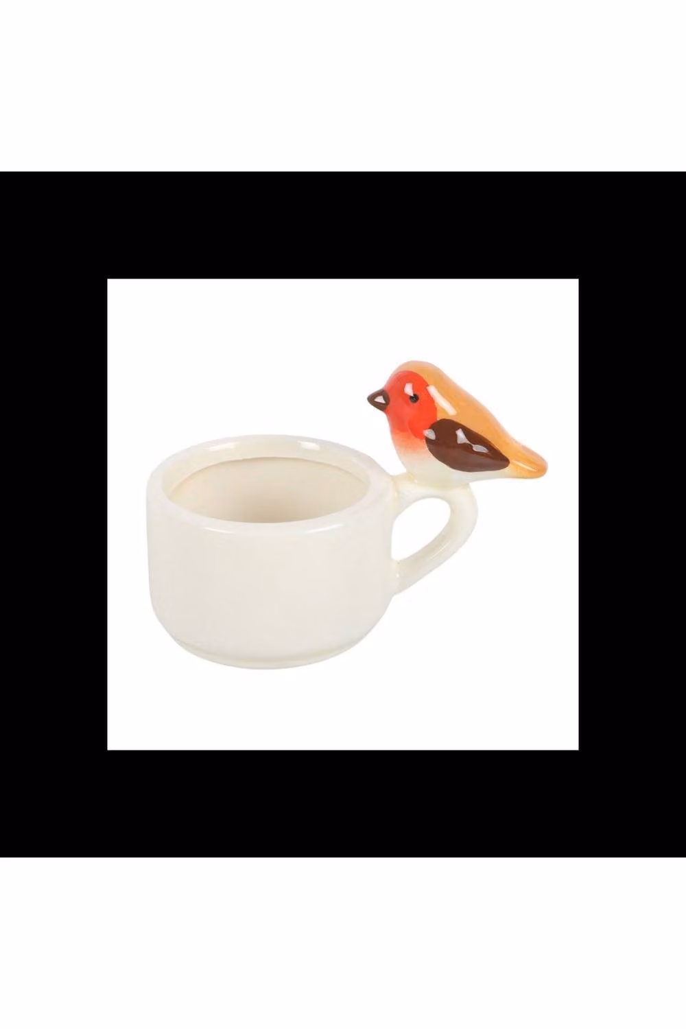 KDMD Ceramic Tealight Holder in White and Beige – 2