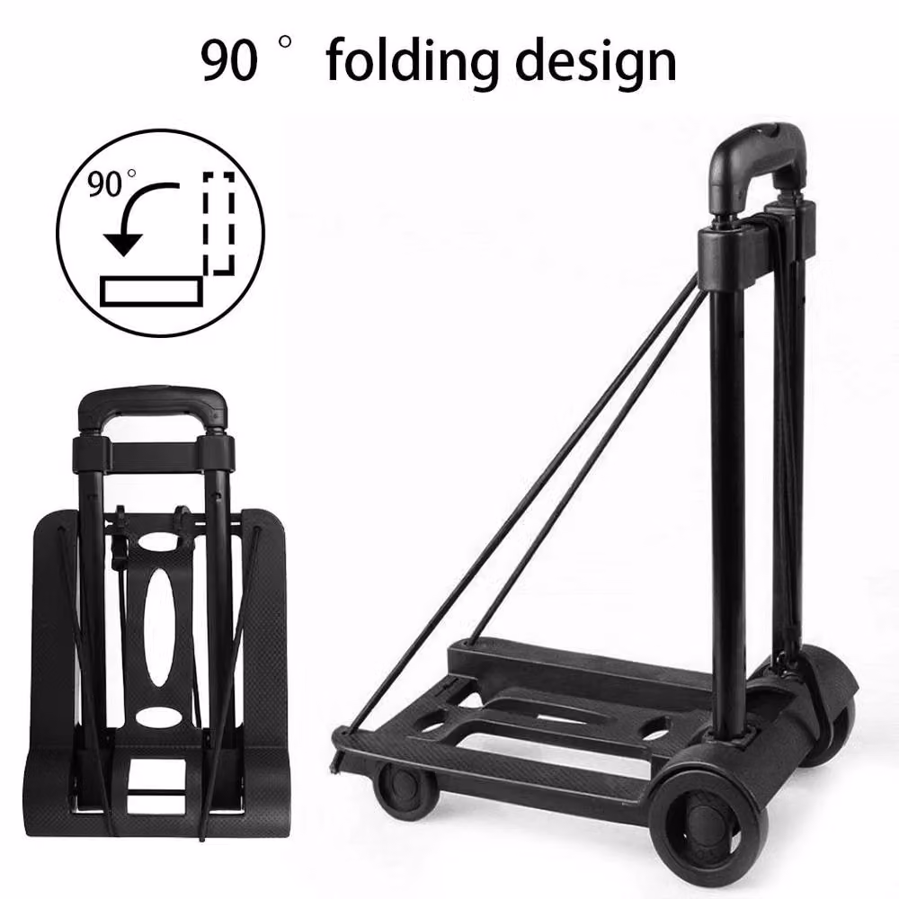 PAWNORA Portable Folding Steel Hand Truck Trolley in Black – 3