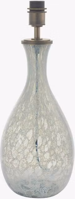 Perch & Parrow Aimee Artisan Blown Glass Tabletop Lamp Base in Bronze, Brown and Transparent