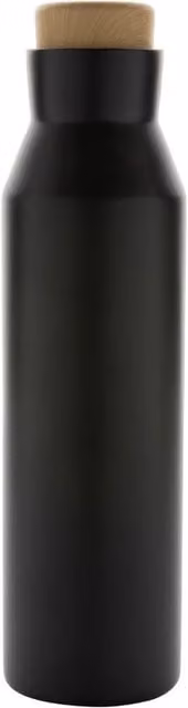 XD Design Gaia Stainless Steel Vacuum Insulated Water Bottle, 600ml, Black