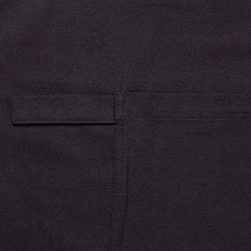 Homescapes Black Cotton Apron with Large Pocket and Adjustable Straps, 80 x 85 cm – 2