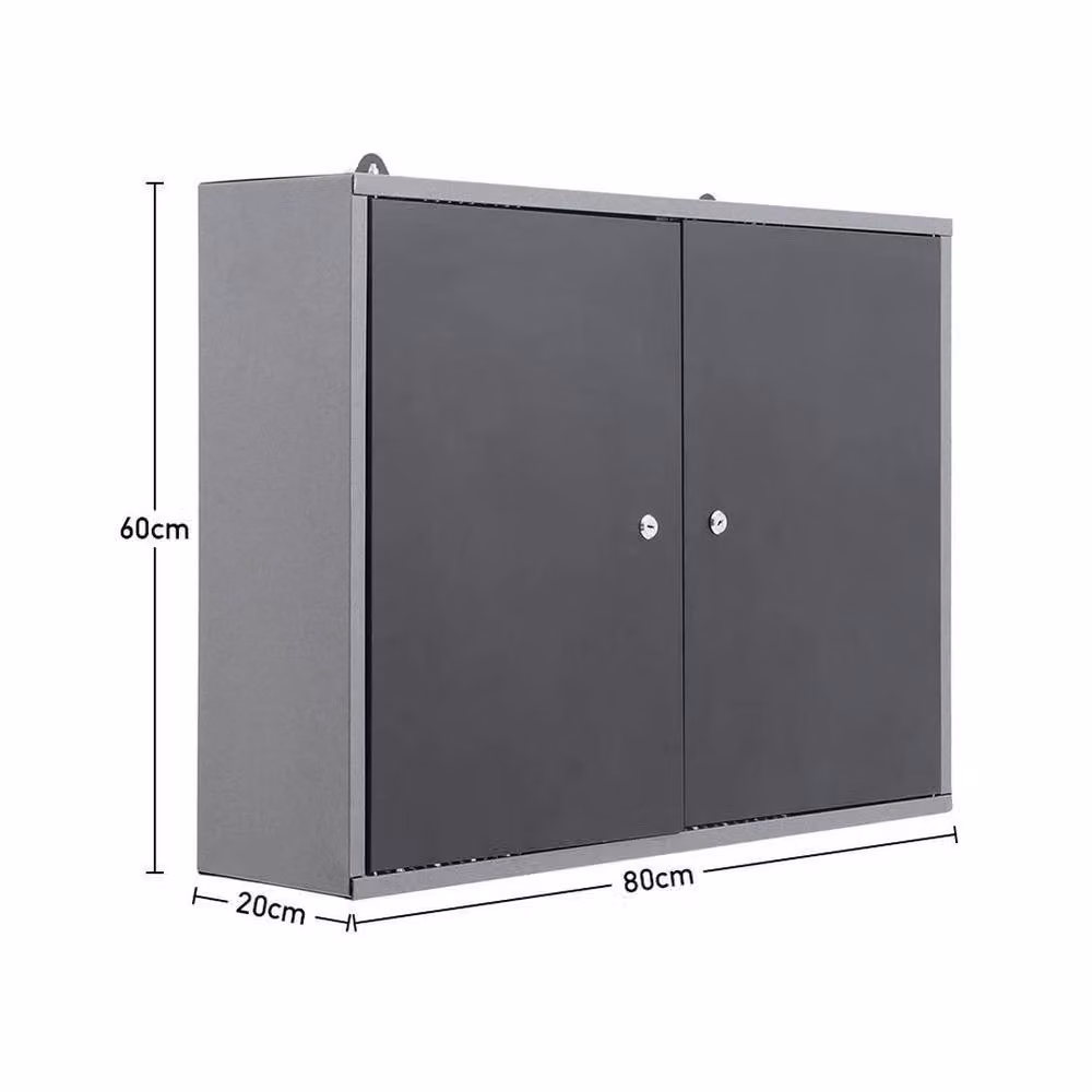 KORVIXA Wall Mounted Tool Box Socket Shelves in Black – 2