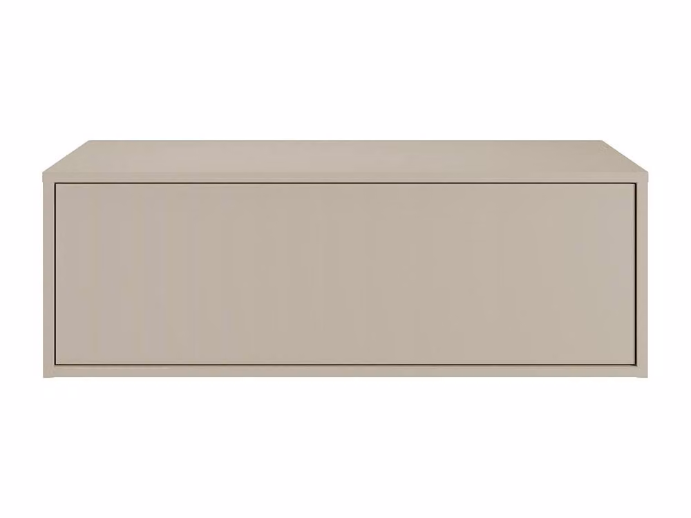 Vente-unique TEANA II Suspended Vanity Unit in Beige, W/D/H: 94 x 47 x 32 cm – 2