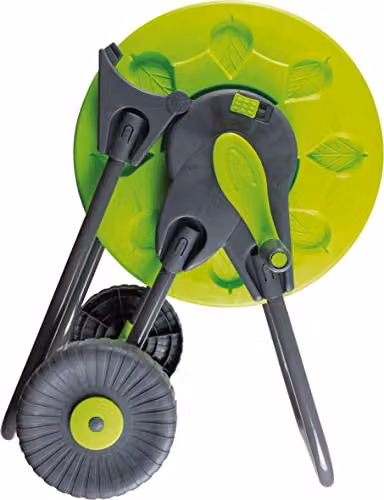St Helens Home & Garden Green Hose Cart with Wheels and Spray Nozzle Connector – 2