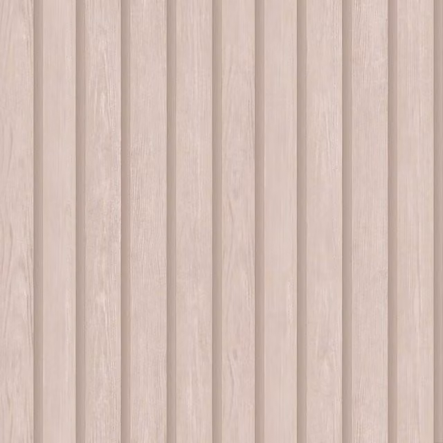 Holden Decor Wood Slats Striped Matt Wallpaper in Light Sand