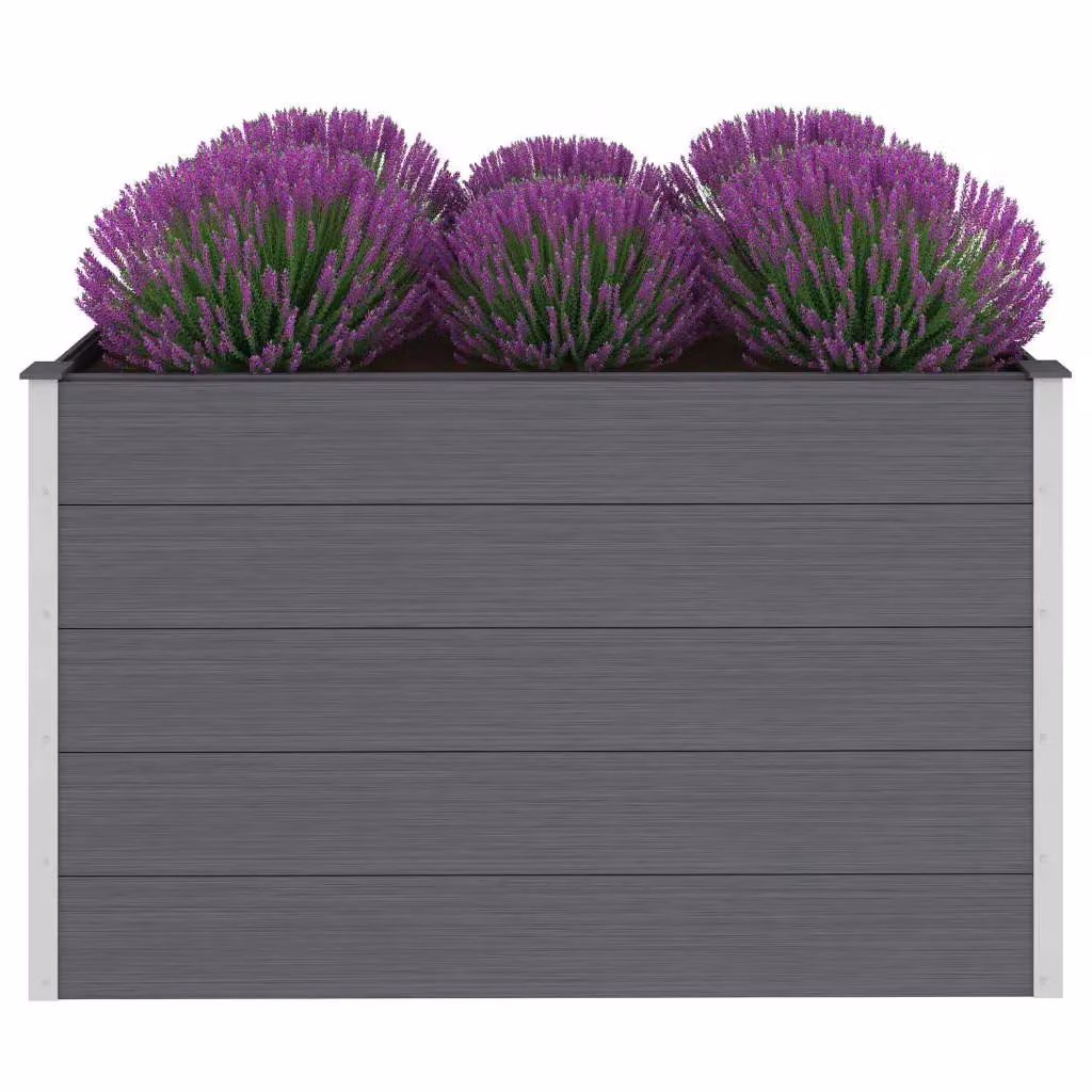 Berkfield Home Garden Grey WPC Raised Bed W/D/H: 150 x 100 x 91 cm – 2