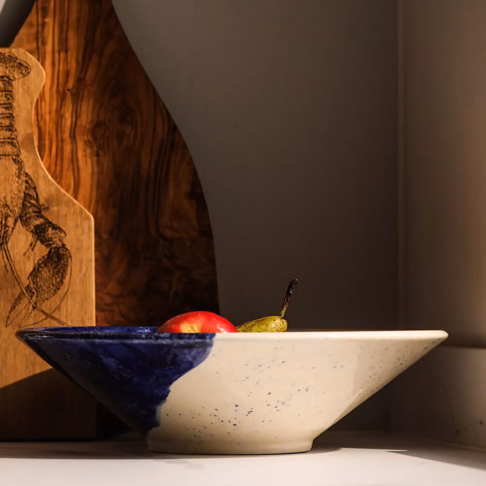 Selbrae House Ceramic Serving Bowl in Blue – 4