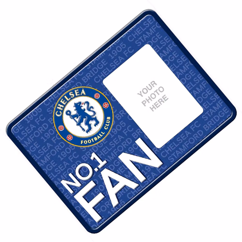 Chelsea FC No 1 Fan Rectangular Photo Frame Sign in Blue – 2