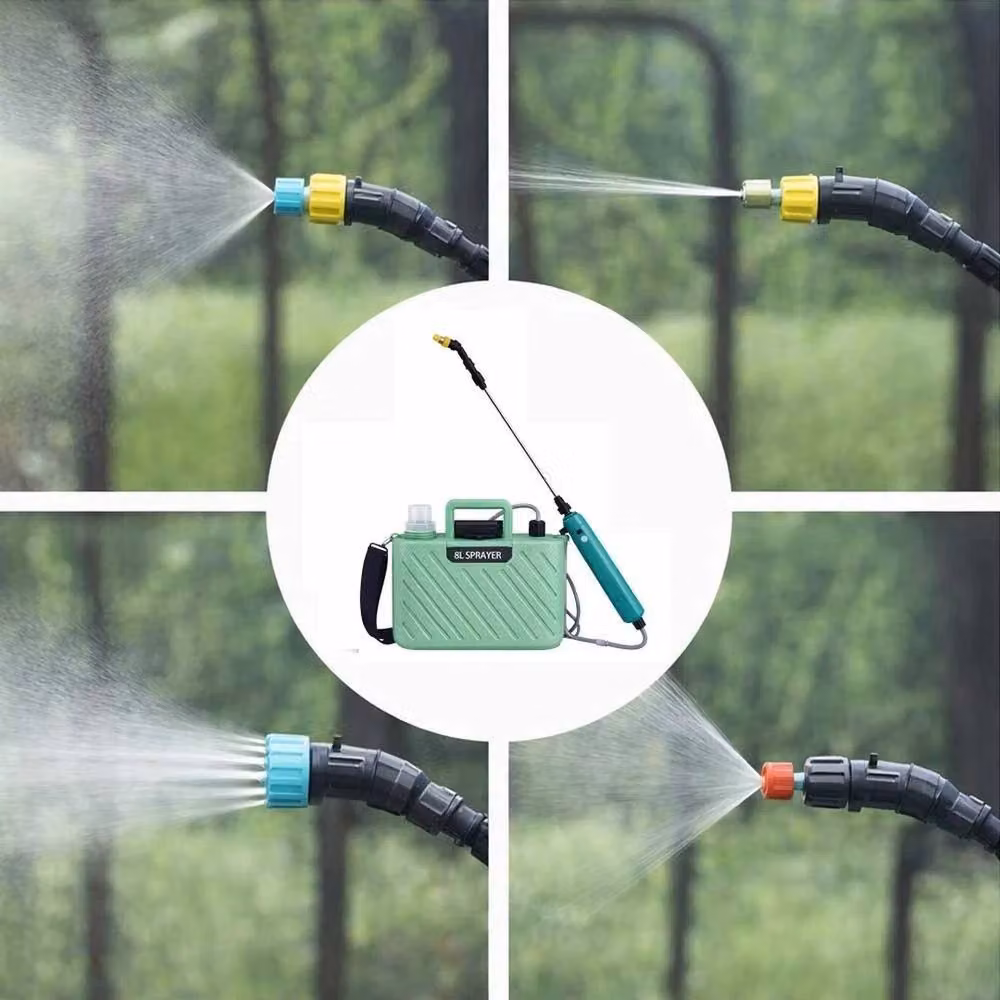 FLAVORA 8L Cordless Electric Knapsack Backpack Sprayer in Green – 3