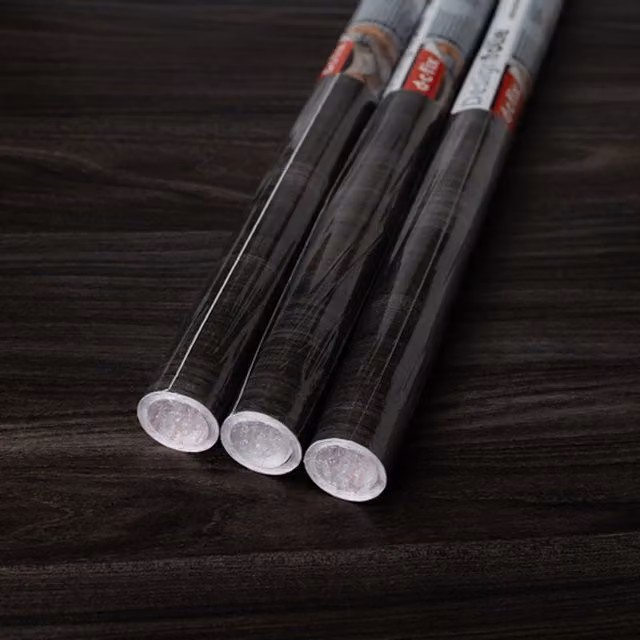 dc fix Sangallo Lava Self Adhesive Vinyl Wrap for Kitchen Doors and Worktops, Dark Grey, W: 67.5 cm, L: 2 m (Pack of 3)