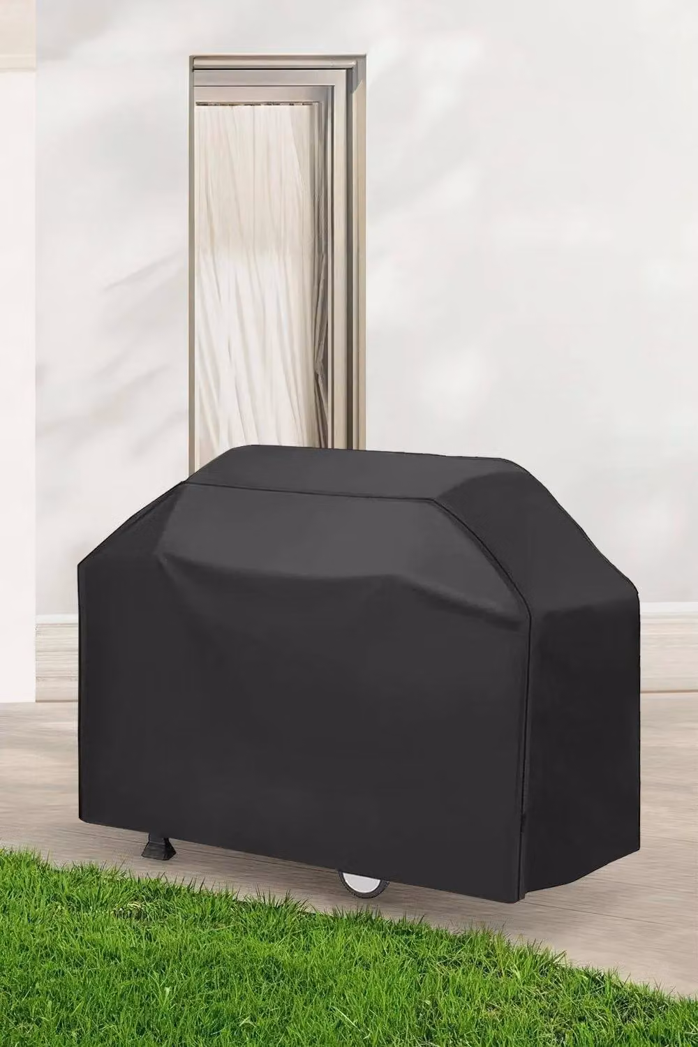 Garden Sanctuary Waterproof Oxford Cloth BBQ Grill Cover, Black, W: 170 cm, D: 61 cm, H: 117 cm – 2