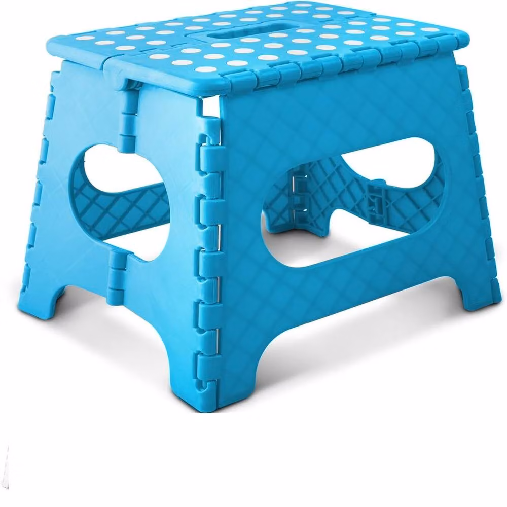 ATEK Small Non-Slip Folding Step Stool for Toddlers in Blue – 2