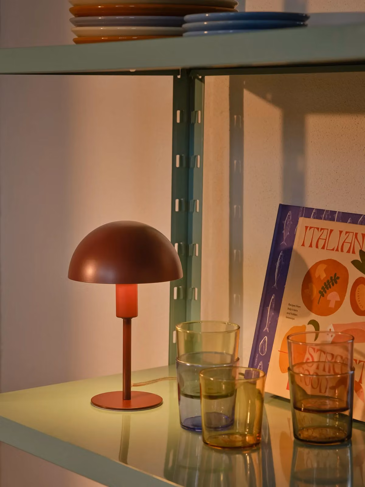 Nordlux Ellen Red Metal Table Lamp with E14 Socket – 3