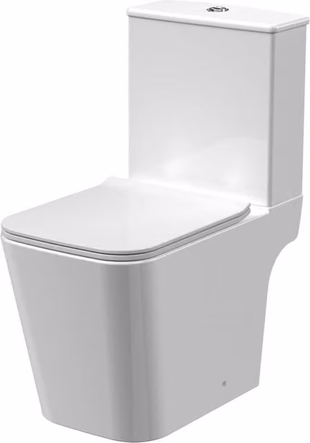 Balterley Faron Rimless Close Coupled Ceramic WC Pan with Cistern in White