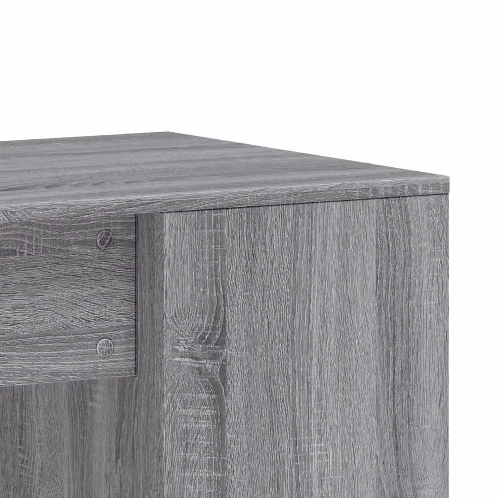 Berkfield Home Grey Sonoma Writing Desk in Engineered Wood W/D/H: 102 x 50 x 75 cm – 4
