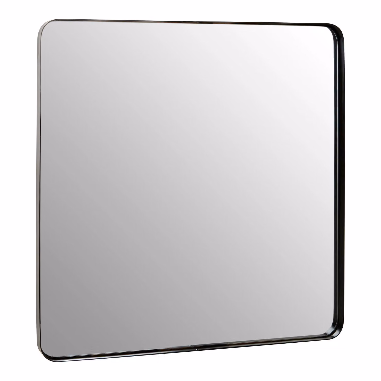 Orsina Candi Cindy Gold Finish Squared Wall Mirror in Black and Gold – 3