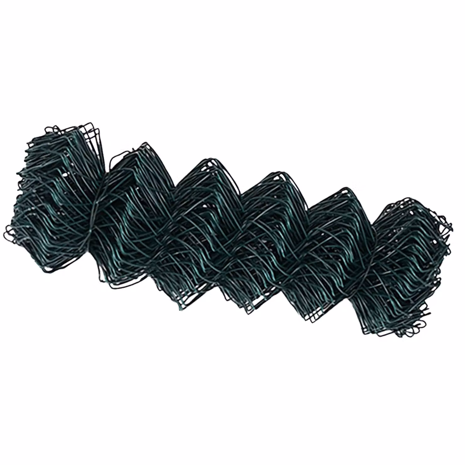 Berkfield Home Green PVC Coated Galvanised Steel Round Chain Link Fence, W: 0.4 m, L: 10 m – 2