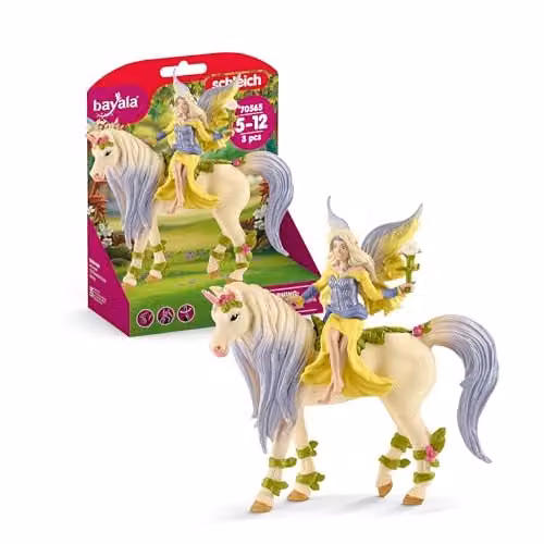 Schleich Bayala Fairy Sera with Blossom Unicorn Multicolour 3-Piece Playset