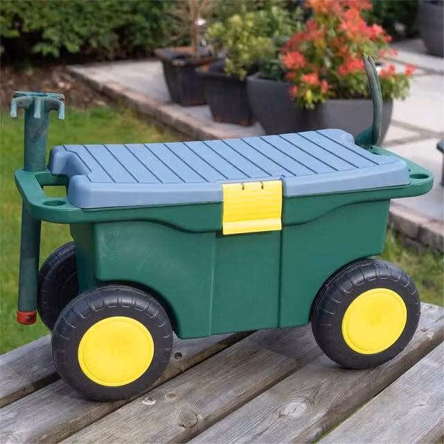 St Helens Garden Seated Trolley in Green