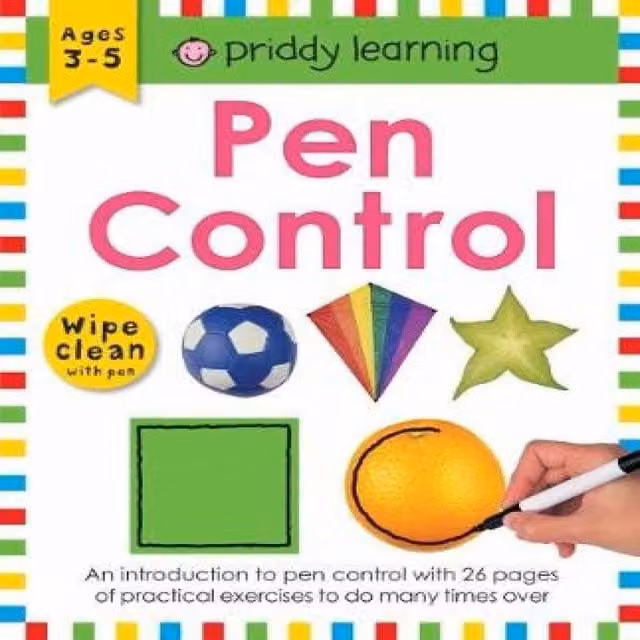 Priddy Books Pen Control Spiral Bound Multicolour Book