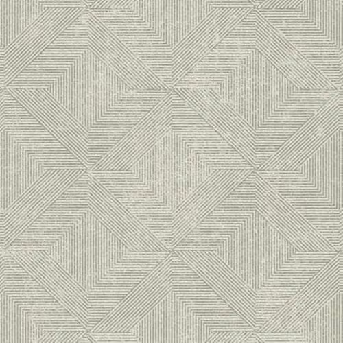 Grandeco Danillo Green Geometric Abstract Pattern Pre-pasted Vinyl Wallpaper