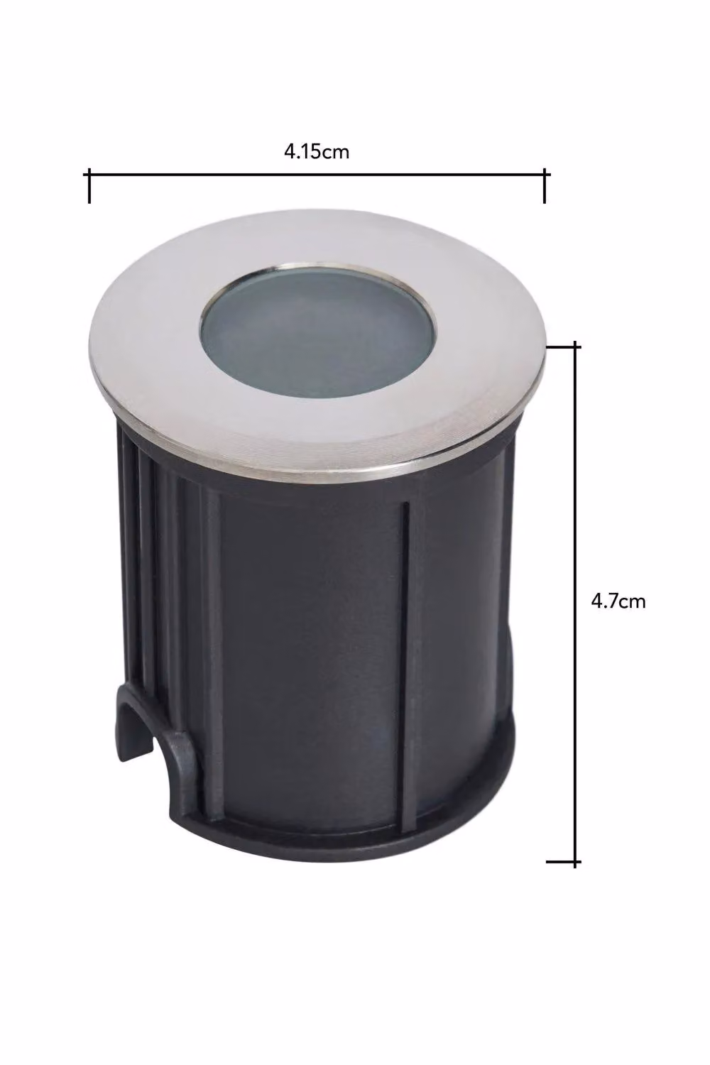 BHS Lighting Otis Solar RGB LED Outdoor Recessed Deck Light in Black – 3