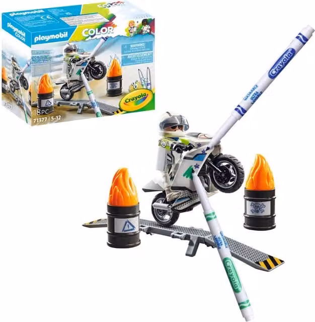 Playmobil Motorbike Playset in White