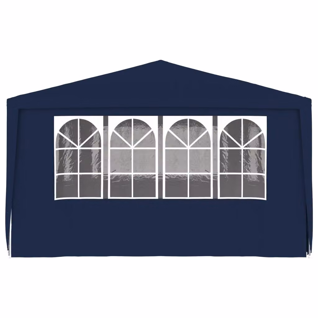 Berkfield Home Professional Party Tent with Side Walls and Windows, Blue, W: 6 m, D: 4 m – 2