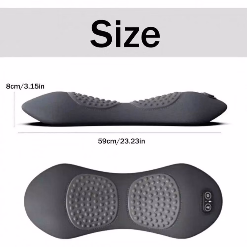 PAWNORA Black 3 In 1 Electric Contoured Lumbar Support Pillow for Adults – 2