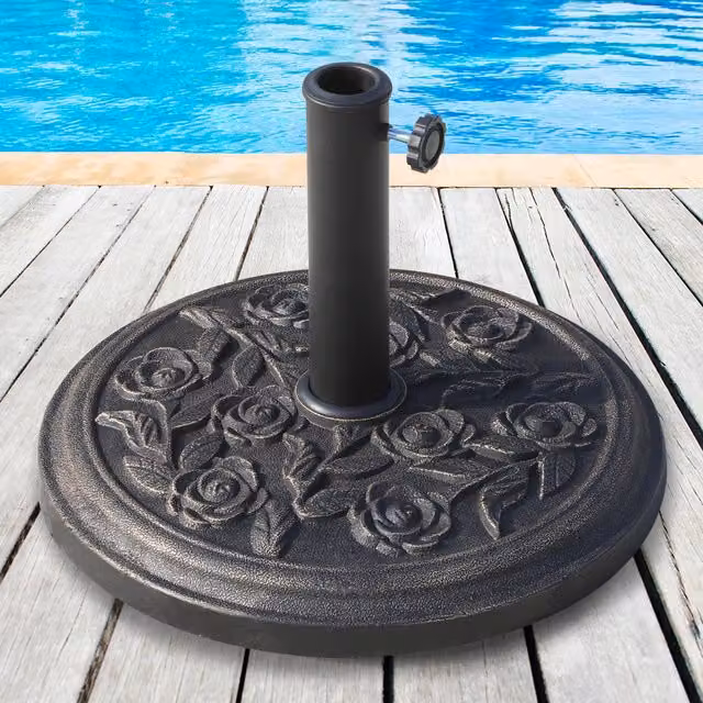 Outsunny 9kg Bronze Tone Garden Parasol Base