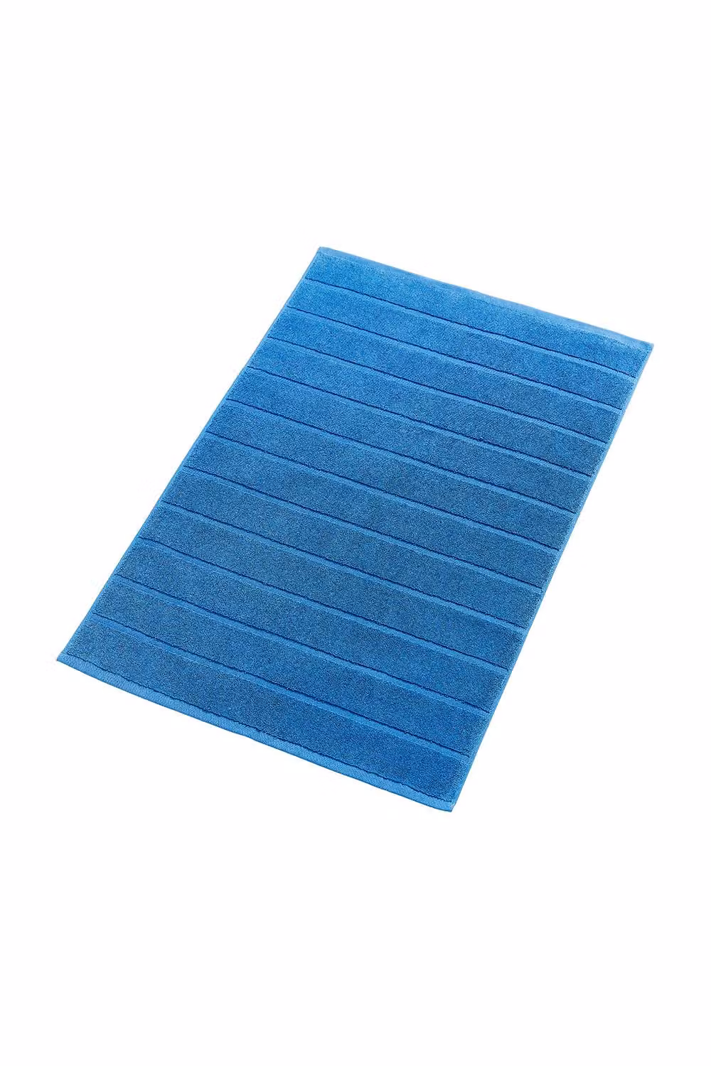 CHRISTY Signum Heavyweight 100% Combed Cotton Bath Mat in Bright Blue – 2
