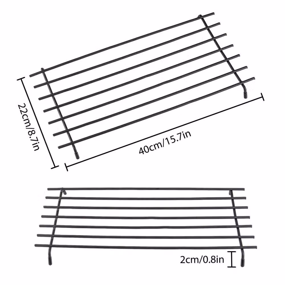 EONLION Black Metal Kitchen Protector Mat – 1