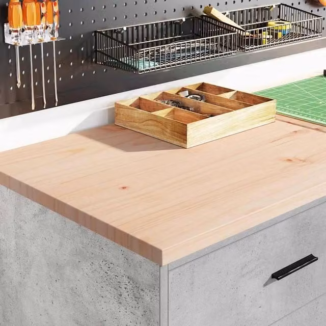 Berkfield Home Durable Garage Storage Cabinet in Concrete Grey, W: 60 cm, D: 51 cm, H: 85 cm