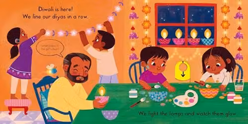 Busy Diwali Campbell Busy Book for Toddlers, Multicolour Paper Book – 3