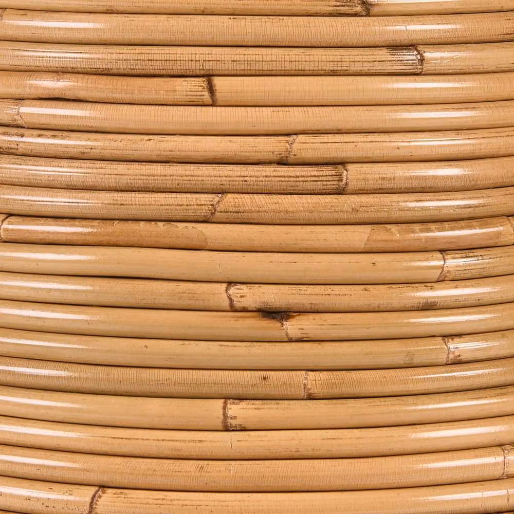Wyld and Coco Natural Rattan Decorative Tabletop Vase in Brown and Beige, Height: 70 cm – 3