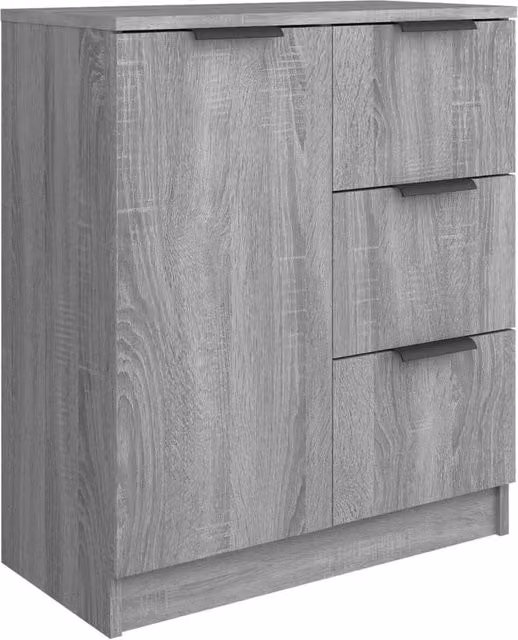Berkfield Home Grey Sonoma Sideboard in Matt MDF – 1