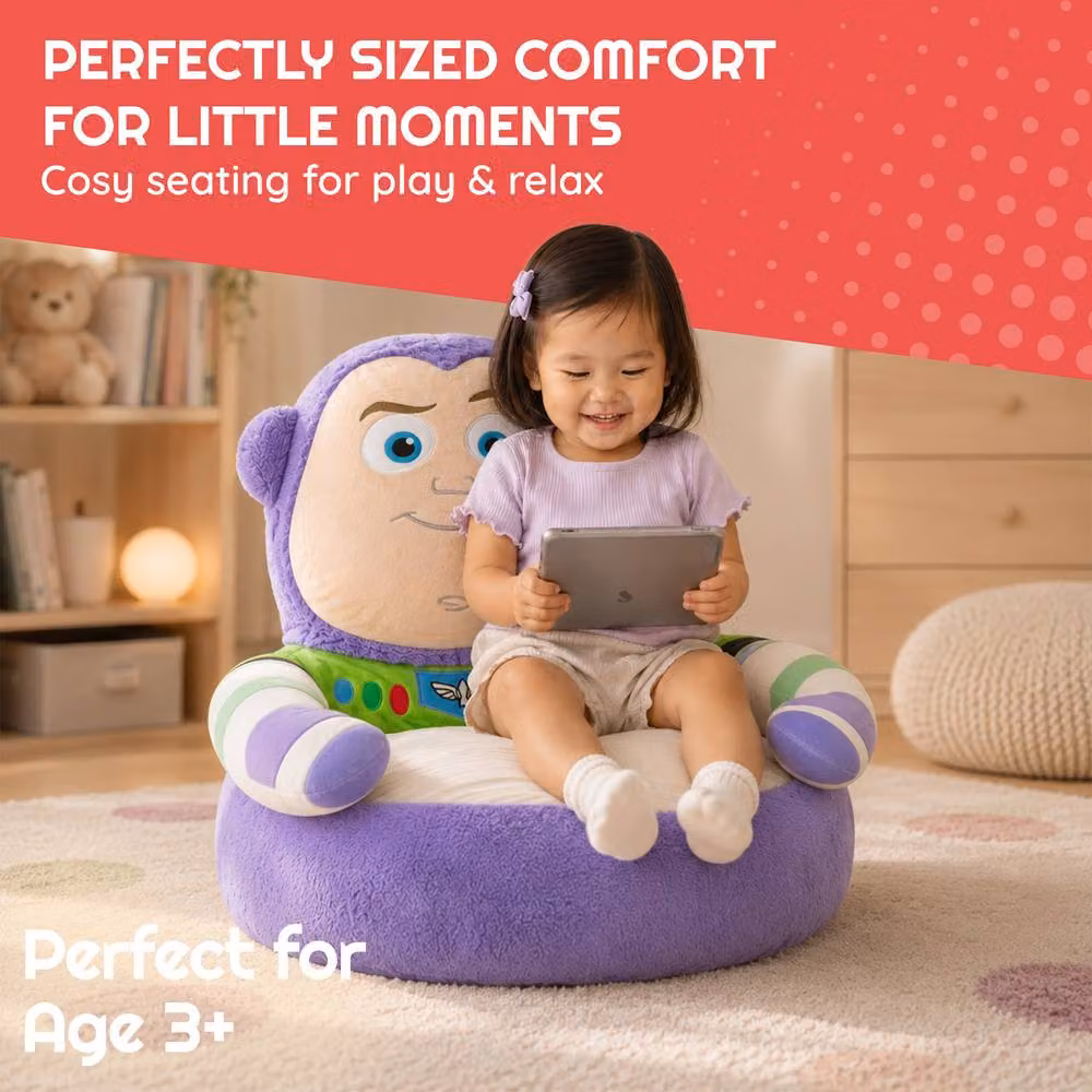 Disney Toy Story Buzz Plush Kids Sofa Chair in Multicolour – 2