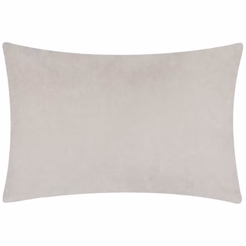 Yard Darland Velvet and Linen Rectangular Cushion with Removable Cover, W/H: 60 x 40 cm, Beige/Brown/Grey – 1