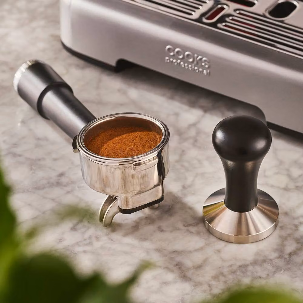 Cooks Professional Bean-To-Cup Espresso Coffee Machine with 20-Bar Pump, Integrated Grinder and Steam Wand, Silver – 5